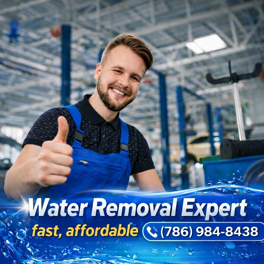 Vice Restoration professional water damage restoration team at work in Miami